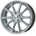 ホイール4本セット Exceeder E06 メタルシルバー 16インチ 6.5J+37 5H-114.3 トヨタ車専用 純正ナット対応(2)