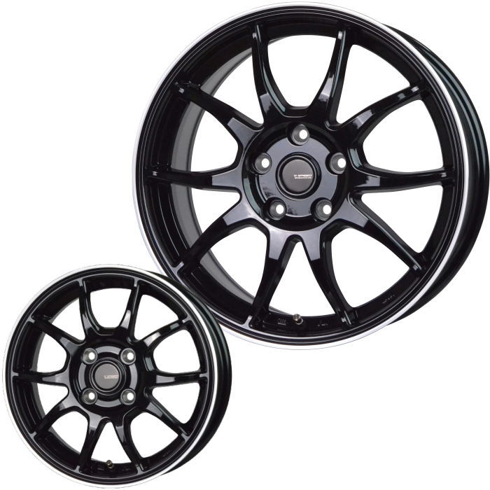 ナンカン NANKANG AW-1 17インチ 215/55R17 ジースピード P-06 ブラックリムポリッシュ 5穴 114.3/100 7J スタッドレスセット