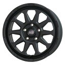 BRIDGESTONE POTENZA RE-71RS 225/50R16 MAD CROSS RANGER マットブラック 16インチ 7J+38 5H-114.3 サマータイヤ ホイール 4本セット(2)