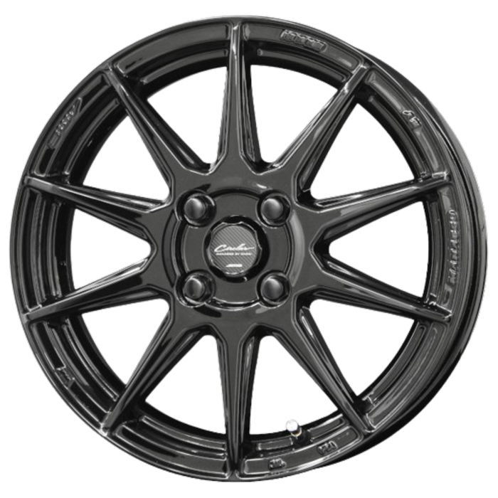 KENDA ICETEC NEO KR36 175/60R16 CIRCLAR C10R グロスブラック 16インチ 6.5J+45 4H-100 スタッドレス 4本セット