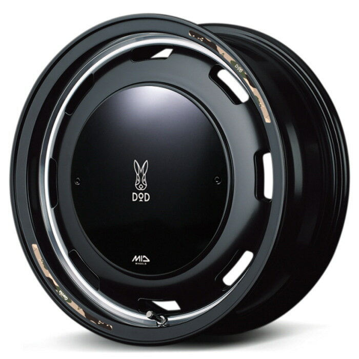 TOYO DELVEX M935 205/75R16 113/111N MID×DOD ウシャリン トバリ セミグロスブラック 16インチ 5.5J+20 5H-139.7 スタッドレス 4本セット