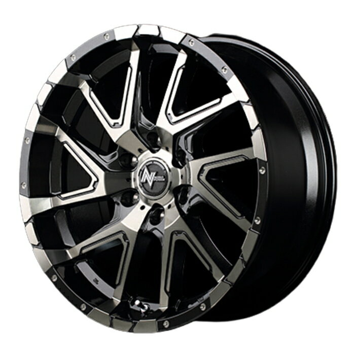 YOKOHAMA GEOLANDAR M/T G003 LT225/65R17 107/103Q NITRO POWER DERINGER ブラッククリア 17インチ 6.5J+48 6H-139.7 サマータイヤ ホイール 4本セット