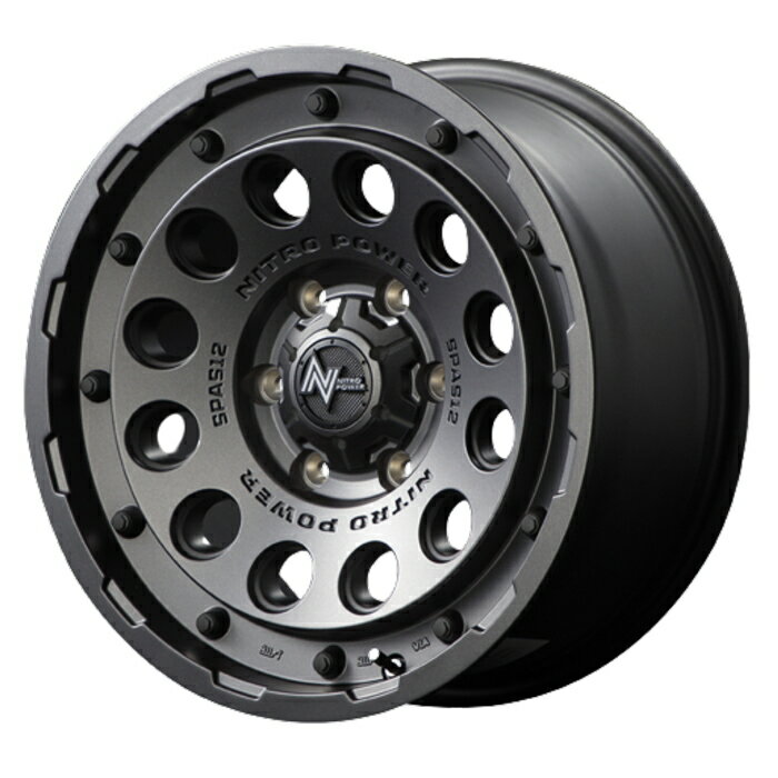 YOKOHAMA GEOLANDAR M/T G003 LT265/70R17 121/118Q NITRO POWER H12 SHOTGUN バレルブラック 17インチ 8J+20 6H-139.7 サマータイヤ ホイール 4本セット