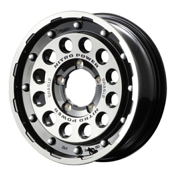 TOYO PROXES CL1 SUV 175/80R16 NITRO POWER H12 SHOTGUN ブラッククリア/マシニング 16インチ 5.5J+20 5H-139.7 サマータイヤ ホイール 4本セット