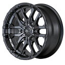 YOKOHAMA BluEarth-Es ES32 225/60R17 NITRO POWER M26 CROSSFANG バレルブラック/ドリルド 17インチ 6.5J+38 6H-139.7 サマータイヤ ホイール 4本セット(2)