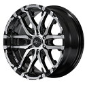 YOKOHAMA GEOLANDAR X-AT 195/80R15 107/105N LT NITRO POWER M26 CROSSFANG ブラックメタリック/ミラーカット 15インチ 6J+33 6H-139.7 サマータイヤ ホイール 4本セット(2)