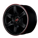 YOKOHAMA BluEarth-Es ES32 225/40R18 RMP RACING R60 クリスタルブラック/レッド 18インチ 8J+45 5H-114.3 サマータイヤ ホイール 4本セット(2)