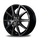 BRIDGESTONE NEWNO 165/55R15 SCHNEIDER DR-02 ブラッククリア 15インチ 4.5J+45 4H-100 サマータイヤ ホイール 4本セット(2)