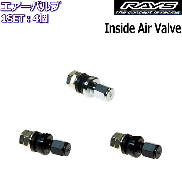 RAYS/レイズ エアーバルブ インサイドバルブ 4個セット 正規品 レイズホイール専用