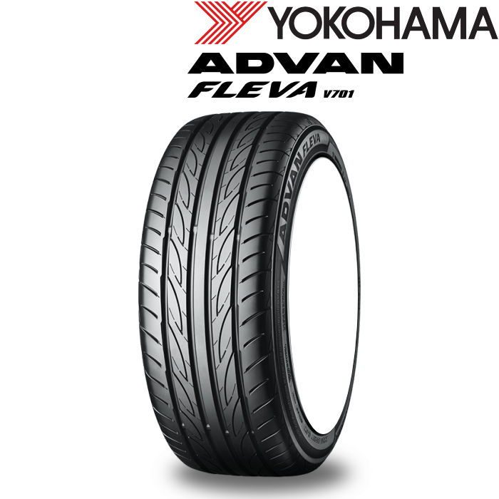 18C` 245/45R18 100W XL YOKOHAMA ADVAN FLEVA V701 Rn} Aho to T}[^CPi 4{Zbg