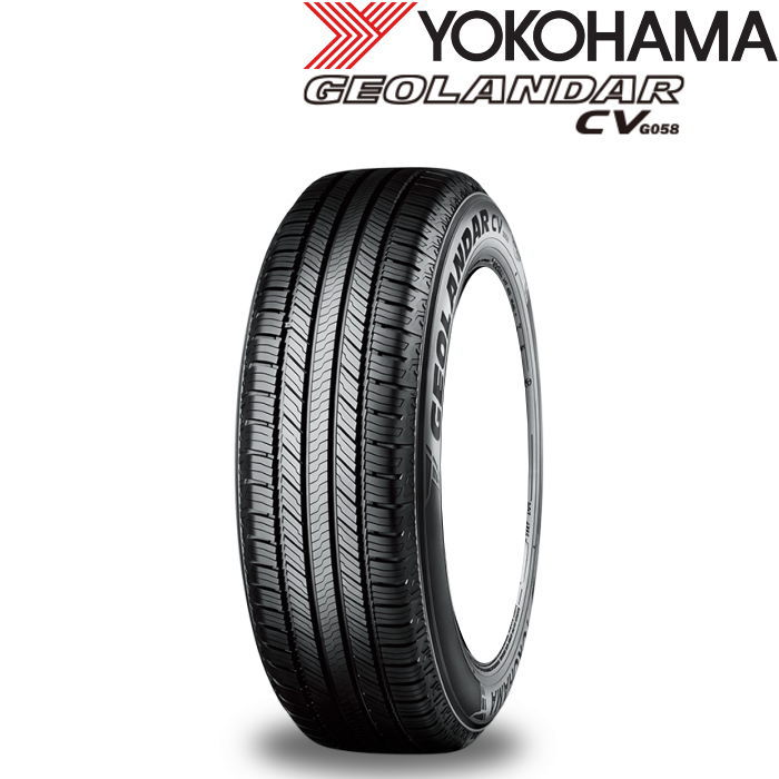 18C` 235/55R18 100V YOKOHAMA GEOLANDAR CV G058 Rn} WI_[ T}[^CPi 4{Zbg