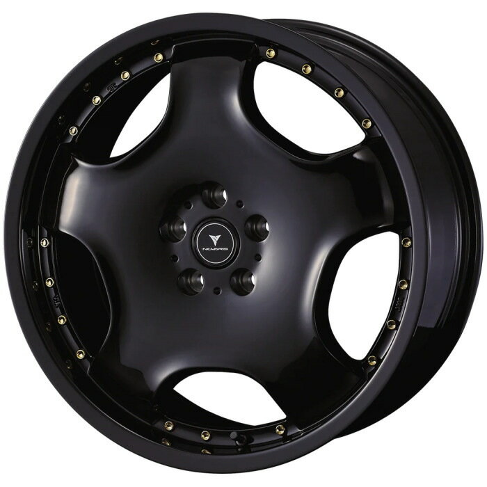 YOKOHAMA iceGUARD SUV G075 235/60R18 107Q XL NOVARIS ASSETE D1 BLACK/GOLDピアス 18インチ 7J+47 5H-114.3 スタッドレス 4本セット(2)