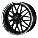 BRIDGESTONE ALENZA 001 255/55R18 NOVARIS ASSETE M1 BLACK/RIM POLISH 18インチ 7.5J+45 5H-114.3 サマータイヤ ホイール 4本セット(2)