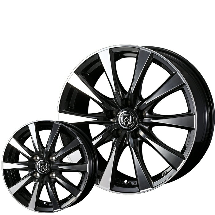 ナンカン NANKANG AW-1 215/45R17 ライツレー DI ブラックポリッシュ 17インチ 5穴 114.3 7J スタッドレスタイヤ ホイール 4本セット