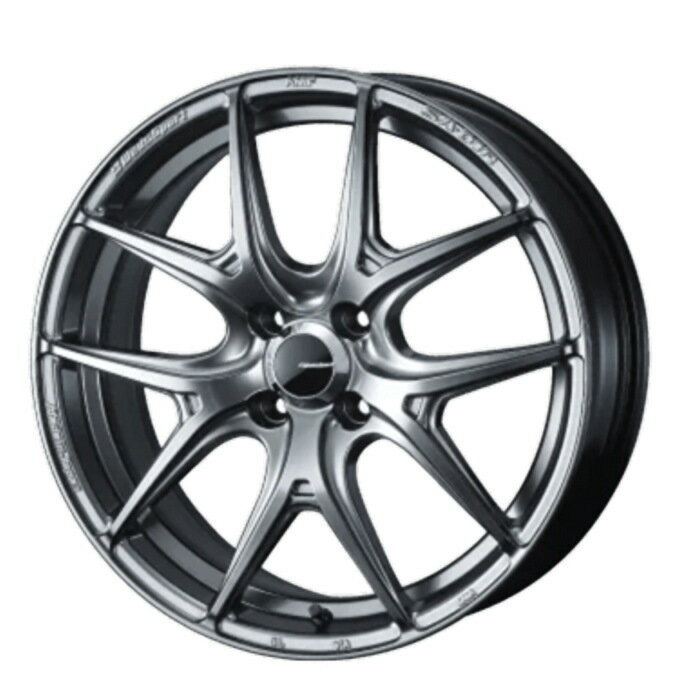 DUNLOP WINTER MAXX WM02 195/60R17 90Q WedsSport SA-01R PSB 17インチ 6.5J+42 4H-100 スタッドレス 4本セット