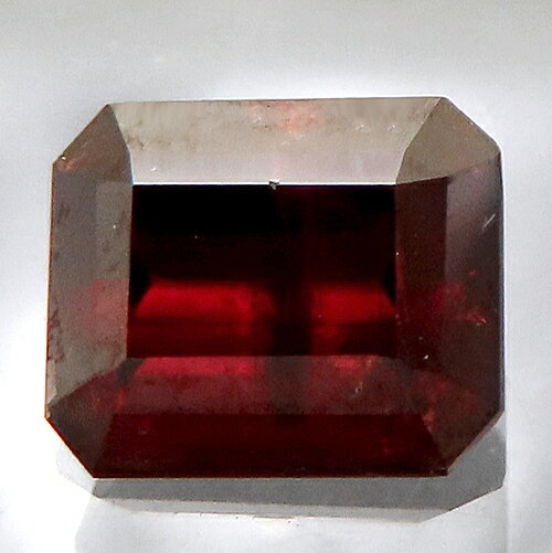 レアストーン ルース マンガノタンタライト 希元素鉱物 真っ赤 1.86ct スリランカ 瑞浪鉱物展示館 5552