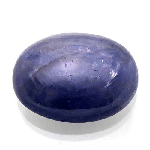 タンザナイト 15.30ct ルース カボションカット わずかに紫を帯びた青 12月誕生石 タンザニア 【鉱物標本プレゼント】 瑞浪鉱物展示館 5775