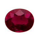 ピジョンブラッド ルビー RUBY 0.49ct ルース 真っ赤 貴重な ミャンマー産 GIA鑑別付 【鉱物標本プレゼント】 瑞浪鉱物展示館 5788(4)