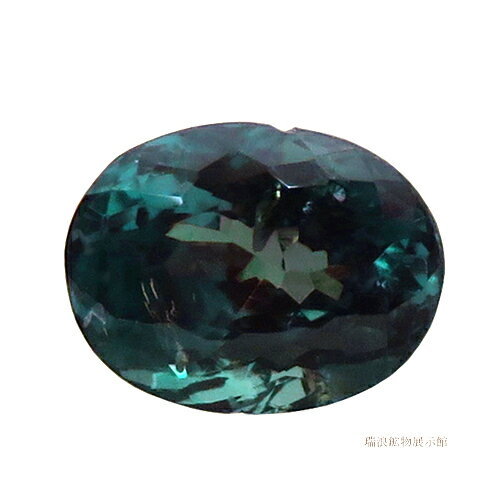 天然 アレキサンドライト ALEXANDRITE 0.53ct ルース 明瞭な変色 青緑-赤紫 6月誕生石 ブラジル 瑞浪鉱物展示館 5802
