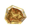 2488【一級品】 イエローオレンジダイヤモンド 0.17ct Fancy Deep Yellow Orange I-1 【中宝ソーティング付】 瑞浪鉱物展示館 【送料無料】