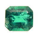 珍しい産地、マダガスカル　高彩度の濃い青緑/ 0.84ct 6.3x5.6x3.6mm/ 宝石名:エメラルド/ 鑑別書の名称:エメラルド/ 産地:マダガスカル/ 色:高彩度の濃い青緑　透明/ インクルージョン:ライトインクルージョン (色が濃い為肉眼ではあまり気にならない)/ 鉱物名:緑柱石　Beryl/