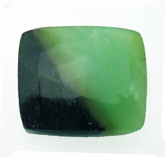 3185【一級品】 クリソプレーズ バイカラー11.87ct 鮮やかな緑 亜透明 オーストラリア : 瑞浪鉱物展示館 【送料無料】