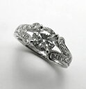 3295【1ctアップ ダイヤモンドリング】 1.09ct I I1 VG 【ソーティング付】 Pt 瑞浪鉱物展示館 【送料無料】(4)