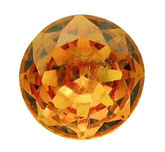 スペサルタイトガーネット 高彩度の濃いオレンジ ナイジェリア産/ 2.35ct　8.2x8.1x4.2mm/ 宝石名:スペサルタイト　Spessartite/ プロモート名:”マンダリンガーネット”本来、マンダリンの名称はナミビア産のスペサルタイトにつけられた名称、最近ではナイジェリア産、タンザニア産のオレンジの物もこの名称で呼ばれることが多い/ 鑑別書の名称:スペサルタイトガーネット/ 産地:ナイジェリア/ 色:ディープオレンジ（日本色彩研究所） 高彩度/ インクルージョン:スライトリーインクルージョン/ コメント:典型的な高彩度のスペサルタイト/ 鉱物名:スペサルタイトガーネット　Spessartite/