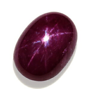 3640 スタールビー ルース 14.87ct 明瞭な効果 濃赤色 ベトナム産 : 瑞浪鉱物展示館【送料無料】