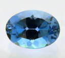 これが本来のサンタマリア　アクアマリンのトップブランド/ 0.65ct　6.9x5.0x3.4mm/ 宝石名:ベリル　Beryl/ 亜種名:アクアマリン/ プロモート名:アクアマリンサンタマリア イタビラ/ 産地:Santa Maria,Itabira MG ブラジル/ 色:ブライトブルー(日本色彩研究所)/ インクルージョン:ニアフローレス/ 鉱物名:緑柱石　Beryl/