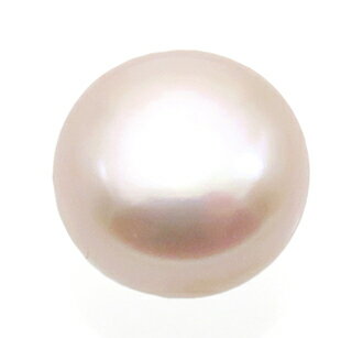 3895【天然色】ピンクの淡水(湖水)真珠 11.0x7.5mm 中国産 : 瑞浪鉱物展示館【送料無料】