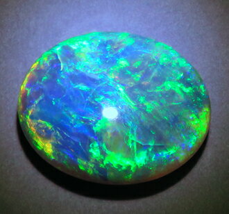 3966 上級品 裸石 ルース ブラックオパール 7.37ct 緑主体の遊色 オーストラリア産 鑑別書付 瑞浪鉱物展示館 3966 上級品 裸石 ルース ブラックオパール 7.37ct 緑主体の遊色 オーストラリア産 鑑別書付 瑞浪鉱物展示館