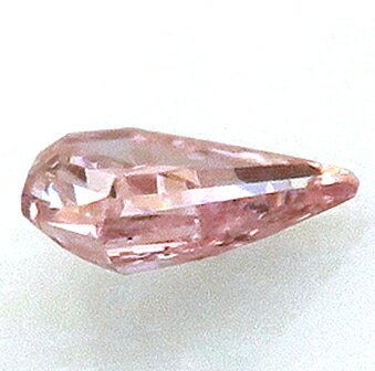 ピンクダイヤモンド 0.10ct Light Orangy Pink SI-1 中宝ソーティング付 瑞浪鉱物...