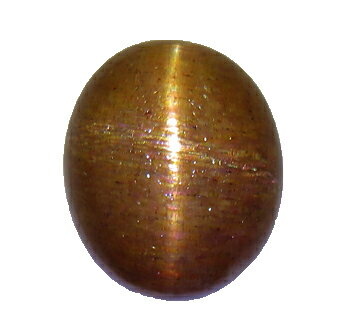 スターサンストーン.マイクロクリン 9.75ct タンザニア産 (通常はオリゴクレース) 瑞浪鉱物展示館 4644