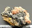 白鉛鉱 Cerussite と 重晶石 Barite 美結晶 展示用 モロッコ産 瑞浪鉱物展示館 4655