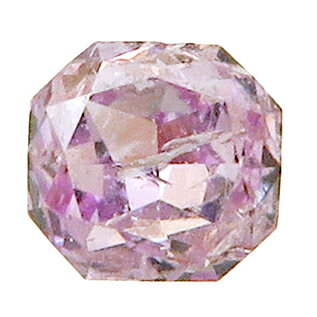 パープルダイヤモンド 0.08ct Fancy Intense Pink Purple I-1 希産 中宝ソーティング付 瑞浪鉱物展示館 4875