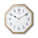 CITIZEN シチズン 暗くなると秒針を止め 音がしない 壁掛け時計 電波時計 8MY544-003 連続秒針 スイープ 文字入れ対応有料 取り寄せ品