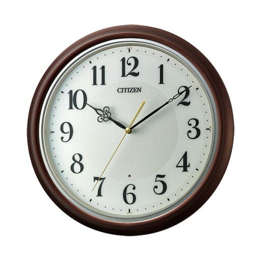 シチズン 電波時計 CITIZEN 暗くなると秒針を止める 壁掛け時計 8MY560-006 連続秒針 スイープ プラスチック枠 茶メタリック色光沢仕上げ 文字入れ不可 【あす楽】 シチズン 電波時計 CITIZEN 暗くなると秒針を止める 壁掛け時計 8MY560-006 連続秒針 スイープ プラスチック枠 茶メタリック色光沢仕上げ 文字入れ不可 【あす楽】
