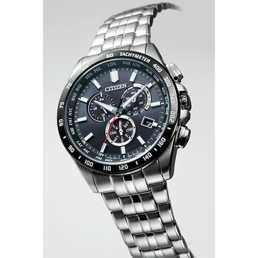 シチズン CITIZEN 腕時計 ソーラー電波時計 CB5874-90E 男性用 クロノグラフ 名入れ 刻印10文字付 取り寄せ品「c-ka」