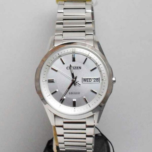 シチズン エクシード ソーラー電波時計 AT6030-60A メンズ腕時計 EXCEED CITIZEN 名入れ刻印対応有料 取り寄せ品「c-ka」