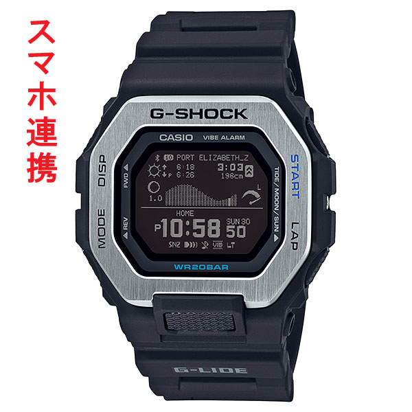 G-SHOCK ジーショック G-LIDE CASIO G-SHOCK メンズ GBX-100-1JF 腕時計 国内正規品 10文字まで刻印対応、有料 取り寄せ品