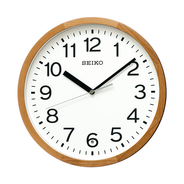 セイコー SEIKO 暗くなると秒針を止め 音がしない 壁掛け時計 KX249B 電波時計 文字入れ不可
