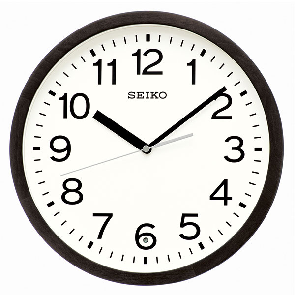 セイコー SEIKO 暗くなると秒針を止め 音がしない 壁掛け時計 KX249K 電波時計 文字入れ不可 取り寄せ品「sw-ka」