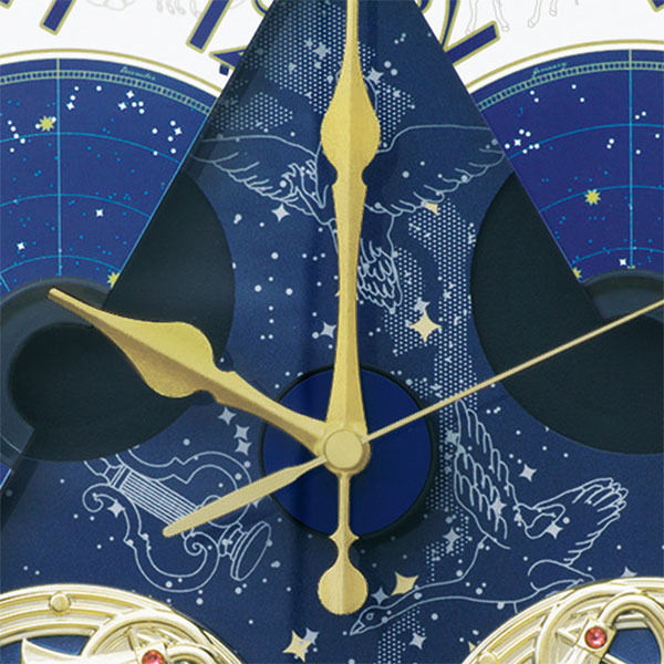 壁掛け時計 名入れ 名前入り 文字書き セイコー SEIKO からくり時計 薄金色パール RE582G ウェーブシンフォニー 取り寄せ品 [3]