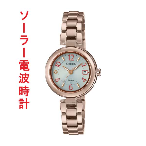 カシオ CASIO シーン SHEEN ソーラー電波時計 SHW-7100TCG-7AJF 女性用 腕時計 取り寄せ品