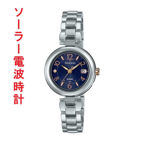 カシオ CASIO シーン SHEEN ソーラー電波時計 SHW-7100TD-2AJF 女性用 腕時計 取り寄せ品