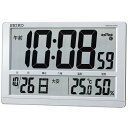 セイコー SEIKO 温度湿度表示つき置き掛け兼用 デジタル 電波時計 SQ433S 名入れ文字書き不可 取り寄せ品「sw-ka」