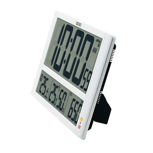 セイコー SEIKO CO2濃度表示 デジタル 壁 掛け時計 置き時計兼用 電波時計 SQ449W 取り寄せ品 [2]