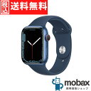 ◆ポイントUP◆【新品未開封品（未使用）】 Apple Watch Series 7 GPS + Cellularモデル 45mm　MKJT3J/A　[ブルーアルミニウムケースとアビスブルースポーツバンド]　レギュラー