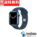 ◆ポイントUP◆【新品未開封品（未使用）】 Apple Watch Series 7 GPSモデル 45mm　MKN83J/A　[ブルーアルミニウムケースとアビスブルースポーツバンド]　レギュラー